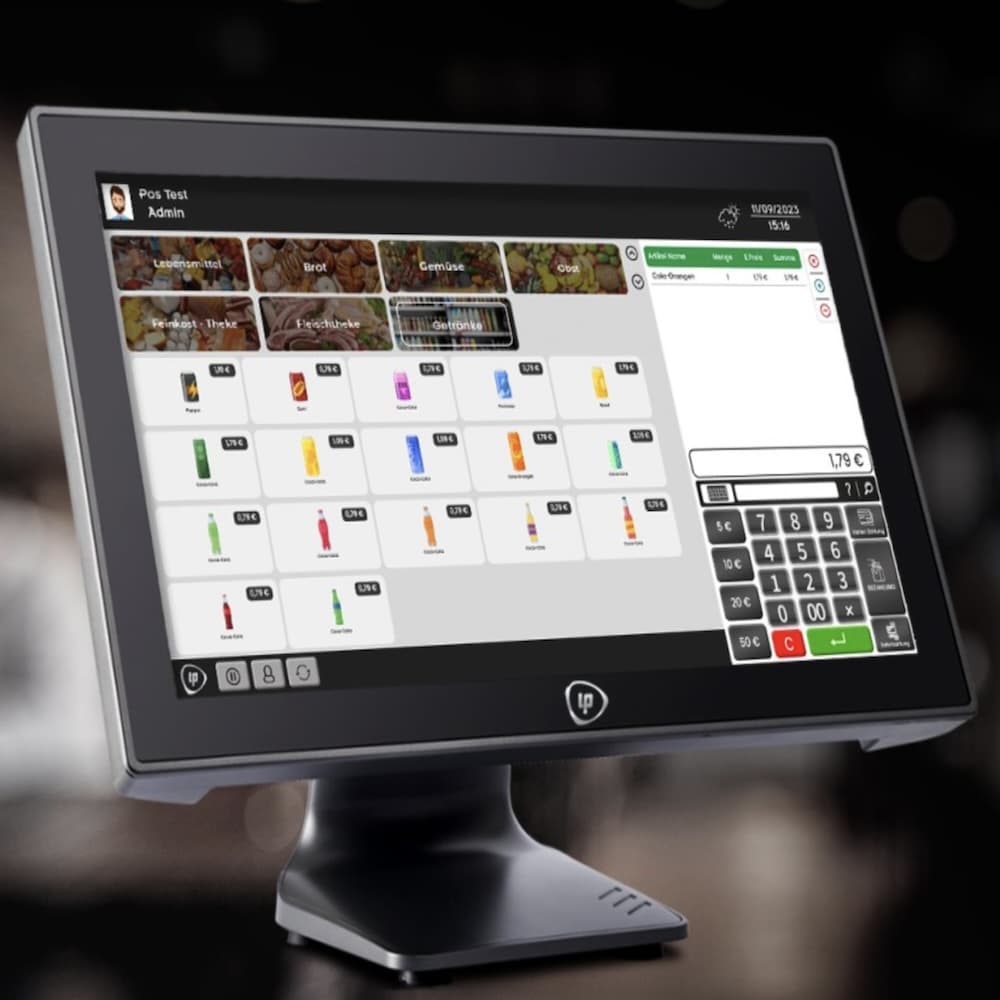 Miropos Kassensystem mit Touchscreen